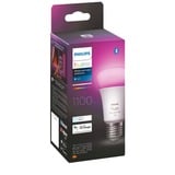 Philips Hue A60 - lampadina connessa E27 - 1100, Lampada a LED Philips Hue White and Color ambiance A60 - lampadina connessa E27 - 1100, Lampadina intelligente, Bluetooth, Bianco, LED, E27, A60