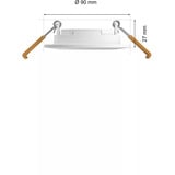 Philips Hue Hue White & Color Ambiance Slim faretti da incasso, Luce LED bianco