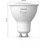 Philips Hue White GU10 Smarter Sport confezione doppia 400 lm, Lampada a LED 