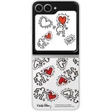 SAMSUNG Galaxy Z Flip6 FlipSuit Case Keith Haring Card, Custodia per telefono bianco, Cover, Samsung, Galaxy Z Flip6, 17 cm (6.7"), Bianco