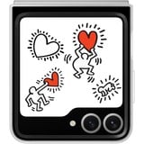 SAMSUNG Galaxy Z Flip6 FlipSuit Case Keith Haring Card, Custodia per telefono bianco, Cover, Samsung, Galaxy Z Flip6, 17 cm (6.7"), Bianco