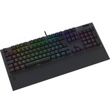 SPC Gear GK650K Omnis tastiera USB QWERTZ Tedesco Nero Nero, Full-size (100%), USB, Interruttore a chiave meccanica, QWERTZ, LED RGB, Nero