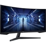 Samsung Monitor Gaming Odyssey G5 da 34'' Ultra WQHD Curvo, Monitor di gioco Nero, 86,4 cm (34"), 3440 x 1440 Pixel, UltraWide Quad HD, LED, Nero