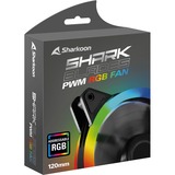 Sharkoon Shark Blades PWM Case per computer Ventilatore 12 cm Nero 1 pz Nero, Ventilatore, 12 cm, 400 Giri/min, 1400 Giri/min, 24,8 dB, 94,8 m³/h