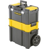 Stanley Trolley Essential, Carrelli per attrezzi Nero/Giallo, Valigetta rigida per attrezzi, Plastica, Grigio, Giallo, Cardine, 475 mm, 285 mm