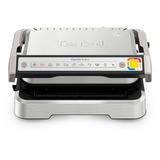 Tefal OptiGrill 2in1 GC773D10 Griglia di contatto, Come contattare con grill accaio, Acciaio inox, Metallo, Rettangolare, Pulsanti, Manopola, Piastra, 600 cm²