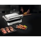 Tefal OptiGrill 2in1 GC773D10 Griglia di contatto, Come contattare con grill accaio, Acciaio inox, Metallo, Rettangolare, Pulsanti, Manopola, Piastra, 600 cm²
