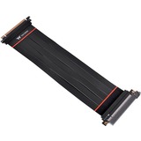 Thermaltake AC-058-CO1OTN-C1 cavo di alimentazione interno 0,3 m, Cavo di prolunga Nero, 0,3 m, PCI-E x16 (Gen 4.0), PCI-E x16 (Gen 4.0), Maschio, Femmina, Dritto
