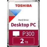 Toshiba P300 3.5" 2000 GB SATA 3.5", 2000 GB, 5400 Giri/min, Bulk