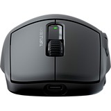 Turtle Beach Burst II Air - Mouse da gioco wireless da 2,4 GHz, ultraleggero da 47 g, sensore ottico a 26.000 DPI, batteria da 120 ore - Nero Nero, 4 GHz, ultraleggero da 47 g, sensore ottico a 26.000 DPI, batteria da 120 ore - Nero, Mano destra, Ottico, RF senza fili + Bluetooth, 26000 DPI, Nero