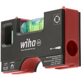 Wiha Mini livella tascabile 8 cm, Livelle grigio/Rosso