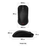Zowie ZOWIE S2-DW mouse Gaming Mano destra RF Wireless 3200 DPI, Mouse da gioco Nero, Mano destra, RF Wireless, 3200 DPI, Nero
