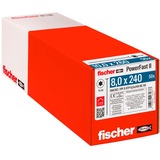 fischer Vite per legno PowerFast II 8,0x240 testa svasata gradinata TX 