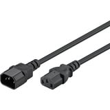 goobay 95287, Cavo di prolunga Nero
