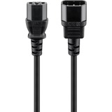 goobay 95287, Cavo di prolunga Nero
