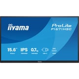 iiyama P1671HSC-B1, Monitor LED Nero (opaco)