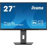 iiyama ProLite XUB2797HSU-B2 Monitor PC 68,6 cm (27") 1920 x 1080 Pixel Full HD LED Nero, Monitor LED Nero (opaco), 68,6 cm (27"), 1920 x 1080 Pixel, Full HD, LED, 1 ms, Nero