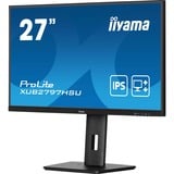 iiyama ProLite XUB2797HSU-B2 Monitor PC 68,6 cm (27") 1920 x 1080 Pixel Full HD LED Nero, Monitor LED Nero (opaco), 68,6 cm (27"), 1920 x 1080 Pixel, Full HD, LED, 1 ms, Nero