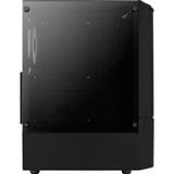 Aerocool Quantum Mesh-G-BK-v3, Chassis Tower Nero/grigio, Midi Tower, PC, Nero, ATX, micro ATX, Mini-ITX, Acrilonitrile butadiene stirene (ABS), SPCC, Acciaio, Gaming