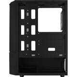 Aerocool Quantum Mesh Midi Tower Nero Nero/grigio, Midi Tower, PC, Nero, ATX, micro ATX, Mini-ITX, Acrilonitrile butadiene stirene (ABS), SPCC, Acciaio, Giocare