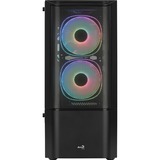 Aerocool Quantum Mesh Midi Tower Nero Nero/grigio, Midi Tower, PC, Nero, ATX, micro ATX, Mini-ITX, Acrilonitrile butadiene stirene (ABS), SPCC, Acciaio, Giocare