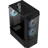 Aerocool Quantum Mesh Midi Tower Nero, Chassis Tower Nero/grigio, Midi Tower, PC, Nero, ATX, micro ATX, Mini-ITX, Acrilonitrile butadiene stirene (ABS), SPCC, Acciaio, Giocare