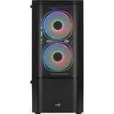 Aerocool Quantum Mesh Midi Tower Nero, Chassis Tower Nero/grigio, Midi Tower, PC, Nero, ATX, micro ATX, Mini-ITX, Acrilonitrile butadiene stirene (ABS), SPCC, Acciaio, Giocare
