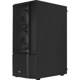 Aerocool Quantum Mesh Midi Tower Nero, Chassis Tower Nero/grigio, Midi Tower, PC, Nero, ATX, micro ATX, Mini-ITX, Acrilonitrile butadiene stirene (ABS), SPCC, Acciaio, Giocare