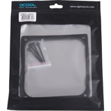 Alphacool Copertura e smorzamento 120mm (7mm spesso), Telaio di montaggio Nero