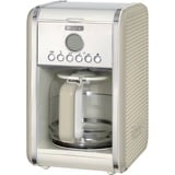 Ariete 1342 Macchina per Caffè Americano - 12 tazze - Caraffa in vetro temperato - Programmazione fino a 24 ore - Autospegnimento - 2000 Watt - Beige, Macchina fa filtro crema, Macchina da caffè con filtro, Caffè macinato, 1100 W, Beige