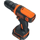 BLACK+DECKER Avvitatore a batteria BDODD12KA, 10,8 volt, Trapano avvitatore Nero/Orange