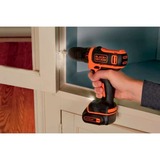 BLACK+DECKER BDODD12KA-DE, Trapano avvitatore Nero/Orange