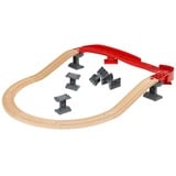 BRIO World Pacchetto binari Montagna e Valle, Ferrovia legno/Rosso