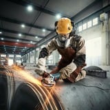 Bosch GWS 12-125 S Professional, 06013A6020, Smerigliatrice angolare blu