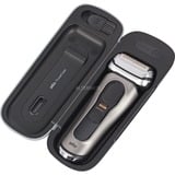 Braun Series 9 Pro+ 9575cc Wet & Dry Rasoio Trimmer Metallico argento/Nero, Rasoio, Metallico, Batteria, Ioni di Litio, 90 min, Scatola