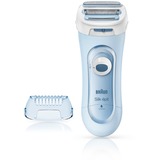 Braun Silk-épil LS5-160 Blu - Depilatore Donna Elettrico Senza Fili, Rifinitore E Sistema Esfoliante Wet&Dry 3 In 1 Con 2 Accessori celeste, Rifinitore E Sistema Esfoliante Wet&Dry 3 In 1 Con 2 Accessori, Blu, Stilo AA, Alcalino, 249 g, 57 mm, 27,7 g