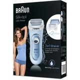 Braun Silk-épil LS5-160 Blu - Depilatore Donna Elettrico Senza Fili, Rifinitore E Sistema Esfoliante Wet&Dry 3 In 1 Con 2 Accessori celeste, Rifinitore E Sistema Esfoliante Wet&Dry 3 In 1 Con 2 Accessori, Blu, Stilo AA, Alcalino, 249 g, 57 mm, 27,7 g