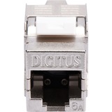 Digitus DN-93615-24 modulo Keystone argento/Bianco, Argento, Nichel, Zinco, -20 - 70 °C, 14 mm, 34 mm