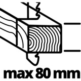 EINHELL TE-JS 18 Li - Solo seghetto elettrico 1,82 kg rosso, Nero, Rosso, Acciaio inossidabile, 45°, 8 cm, 1 cm, Batteria, 18 V