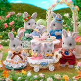 EPOCH Sylvanian Families - Set Festa Famiglia Coniglio Selvatico, Giochi di costruzione 