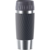 Emsa Easy Twist 360 ml Antracite Acciaio inossidabile, Coppa grigio/in acciaio inox, Antracite, Silicone, Acciaio inossidabile, Polipropilene (PP), 360 ml, 8,3 cm