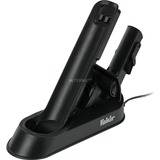 Fakir AS 1110 LT Nero Sacchetto per la polvere, Aspirapolvere portatile Nero/Argento, Secco, HEPA, Meccanico, 78 dB, 120 W, Sacchetto per la polvere