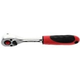 GEDORE Cricchetto reversibile 2K rosso 1/4", Pistola rosso/Nero