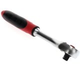 GEDORE Cricchetto reversibile 2K rosso 1/4", Pistola rosso/Nero
