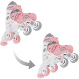 GLOBBER Learning Skates 2 in 1 Gr. 26-29, Pattini in linea rosa