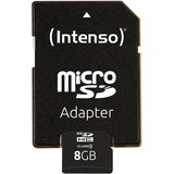 Intenso 3403460 memoria flash 8 GB SDHC Classe 4 8 GB, SDHC, Classe 4, 20 MB/s, 5 MB/s, Resistente agli urti, A prova di temperatura, A prova di raggi X