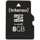 Intenso 3403460 memoria flash 8 GB SDHC Classe 4 8 GB, SDHC, Classe 4, 20 MB/s, 5 MB/s, Resistente agli urti, A prova di temperatura, A prova di raggi X