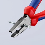KNIPEX 03 02 160 Pinze da elettricista pinza, Pinze universali blu, Pinze da elettricista, Acciaio, Plastica, Blu/Rosso, 16 cm, 223 g