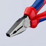 KNIPEX 03 02 160 Pinze da elettricista pinza, Pinze universali blu, Pinze da elettricista, Acciaio, Plastica, Blu/Rosso, 16 cm, 223 g