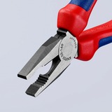 KNIPEX 03 02 160 Pinze da elettricista pinza, Pinze universali blu, Pinze da elettricista, Acciaio, Plastica, Blu/Rosso, 16 cm, 223 g